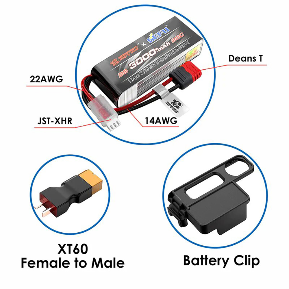 MJX2S74V25c3000mAhLI-POBatterywithT-plugforMJX16208162091420914210RCCarParts-2008879-6