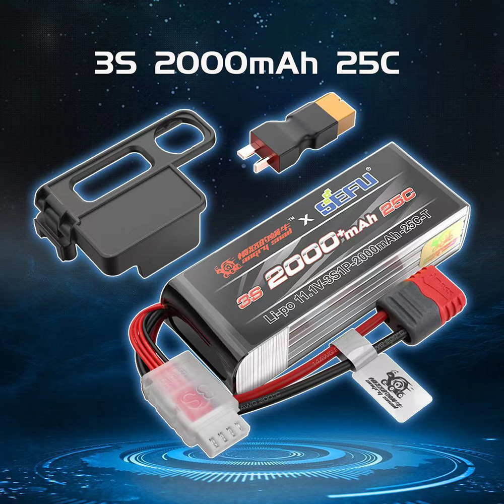 MJX3SBattery111V25C2000mAhLI-POBatterywithTPlugforMJX16208162091420914210RCCar-2008878-1