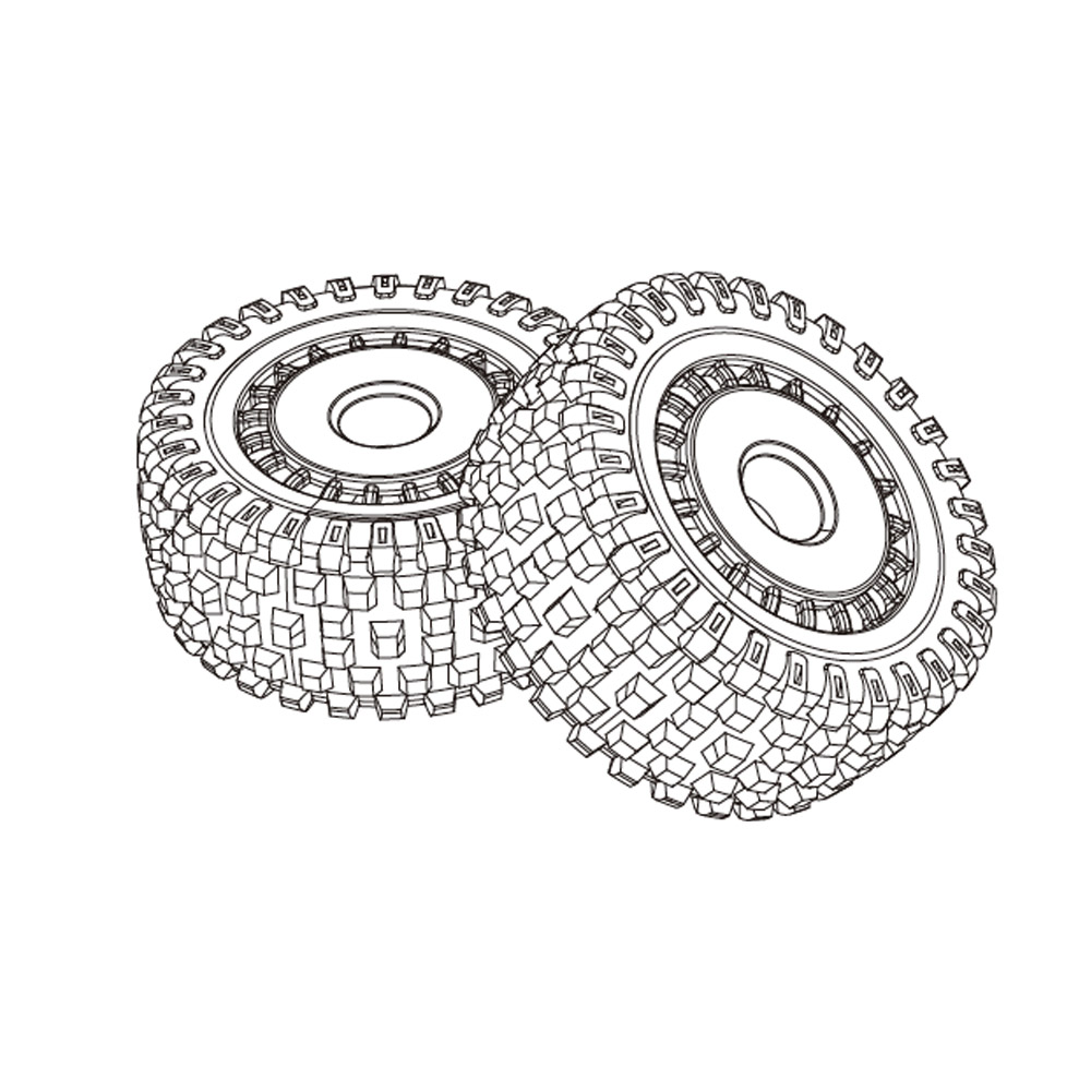 MJXM162OrignalRCCarWheelTire16300M216300CParts-1996866-1