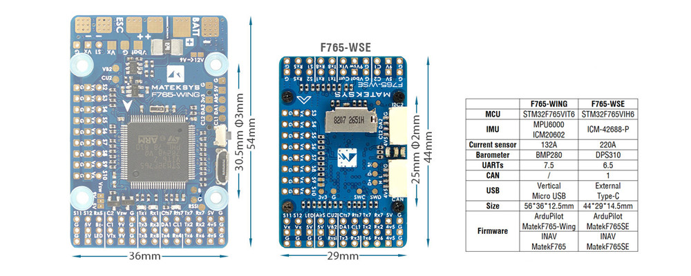 MatekSystemsF765-WSESTM32F765VIh6FlightControllerBuilt-inOSDforRCAirplaneFixedWing-1890404-4