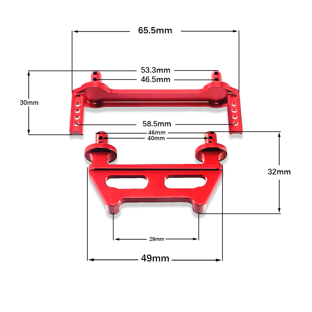 MetalUpgradeCarShellBodyPillarForMJXHyperGo116162081620916210H16H16BMRemoteControlCarAccessories-2011541-1