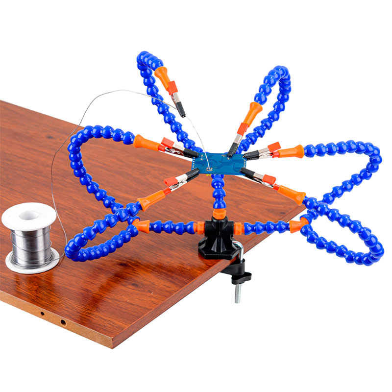 MultiSolderingStationThirdHandToolWith6FlexibleArmsSoldeirngIronHolderforPCBWeldingRepair-1989730-3