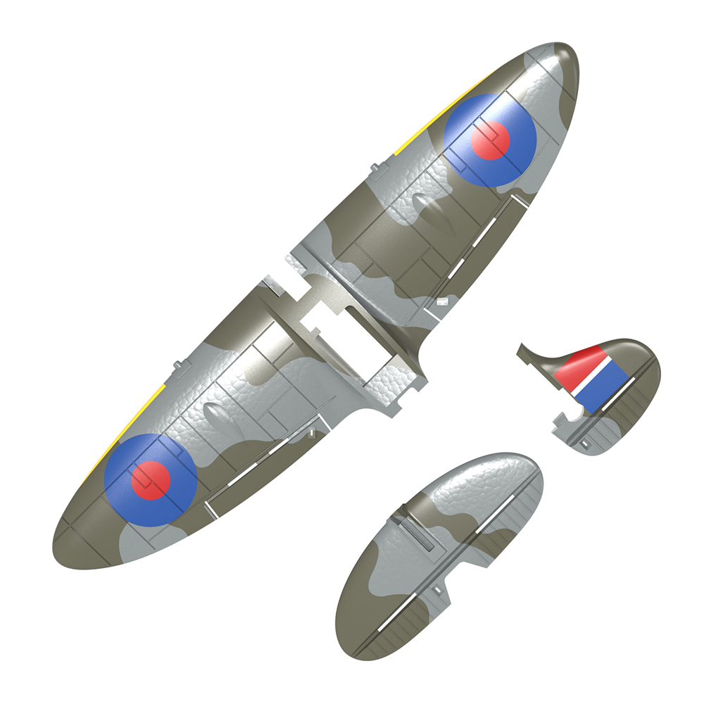 OriginalEachineSpitfire400mmMiniAirplaneRCSparePartsAccessoriesPropellerReceiverLandingGearGearboxFu-1922172-1