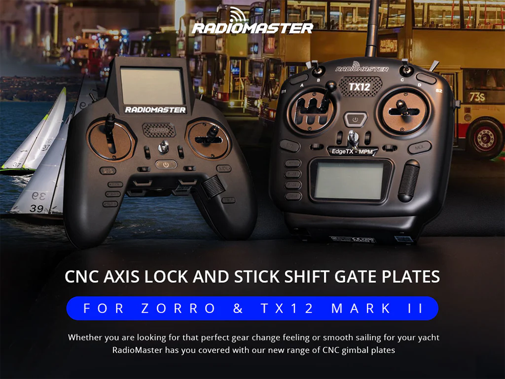 OriginalRadioMasterTransmitterCNCGearShiftGimbalFacePlateforTX12MKIIZorroRadioController-1979589-1