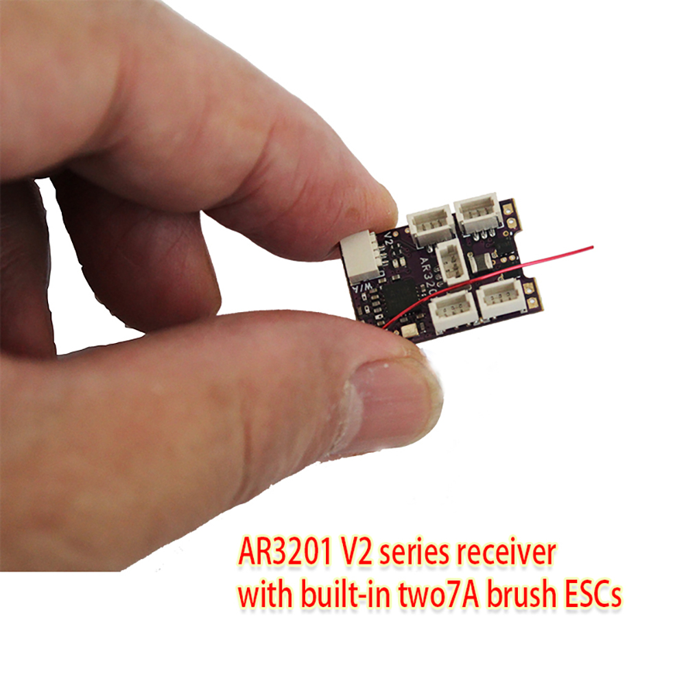 OverskyAR3201-A2FlySkyAFHDS2AReceiverBuilt-in2x5ABrushedESCforRCAirplaneDIY-2006233-3