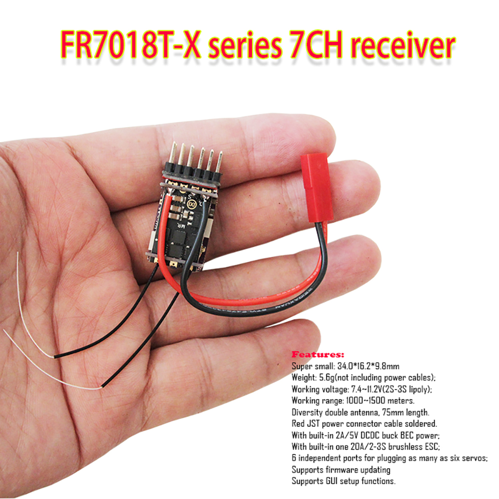 OverskyFR7018T-SFutabaS-FHSS7CHReceiverBuilt-in20A2-3SBrushlessESCforF3PRCAirplane-2006234-4
