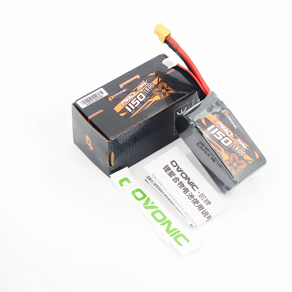 Ovonic222V1150mAh150C6SLiPoBatteryXT60Plugfor5inchFPVRacingDrone-2005691-5