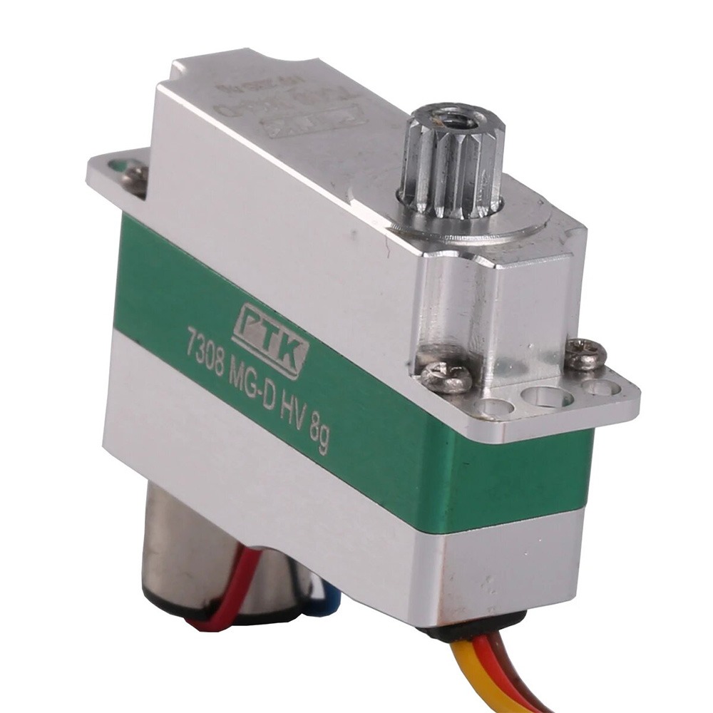 PTK7308MG-DMicroServo8gWholesaleDigitalMetalToothMetalCaseModelAirplaneDLGGliderAircraftServoKtsX08-2010865-5