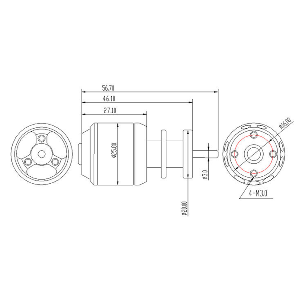 QX-Motor64mm5BladesEDFUnitWithQF26114500KVBrushlessMotor3SforRCAirplaneJet-1988178-5