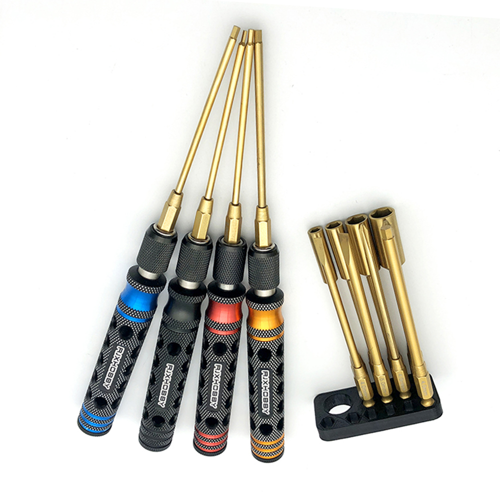 RJXHOBBYRJX3255BLU14in1HexNutPhillipsFlatScrewdriverforRCCarHelicopterFPVDrone-1909390-7