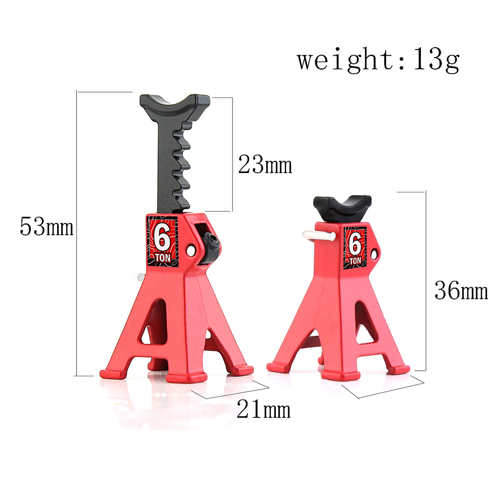 RSSimulationMiniMetalHeightAdjustableJackRepairStandfor112118124128RCCrawlerAxialSCX24KyoshoTamiyaHS-2014368-2