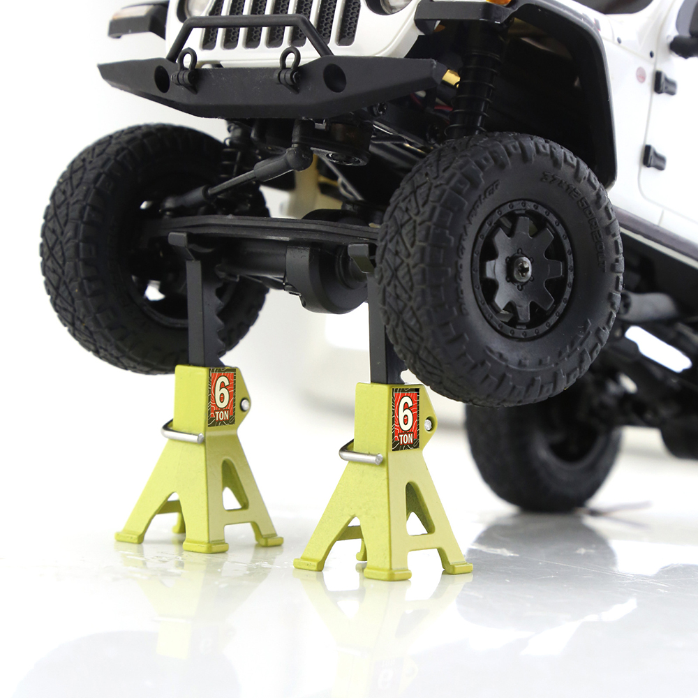RSSimulationMiniMetalHeightAdjustableJackRepairStandfor112118124128RCCrawlerAxialSCX24KyoshoTamiyaHS-2014368-3