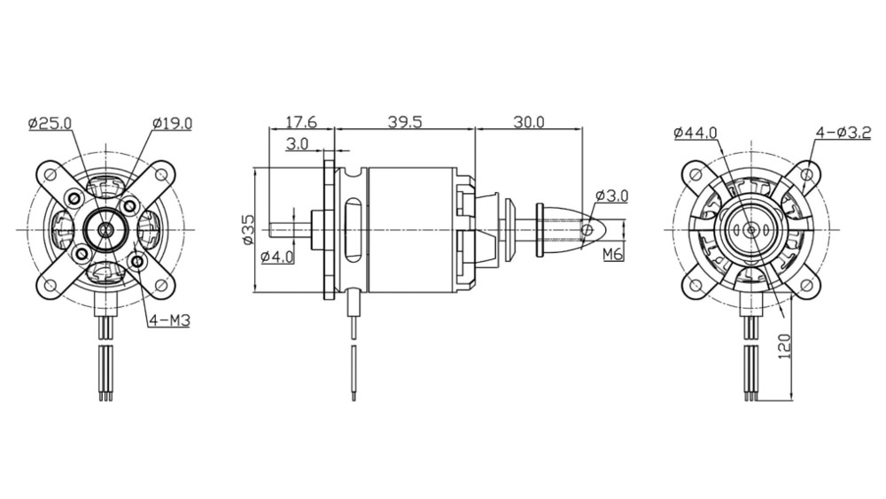 RacerstarBR28201200KV3-4SBrushlessMotorForRCAirplane-1643979-9
