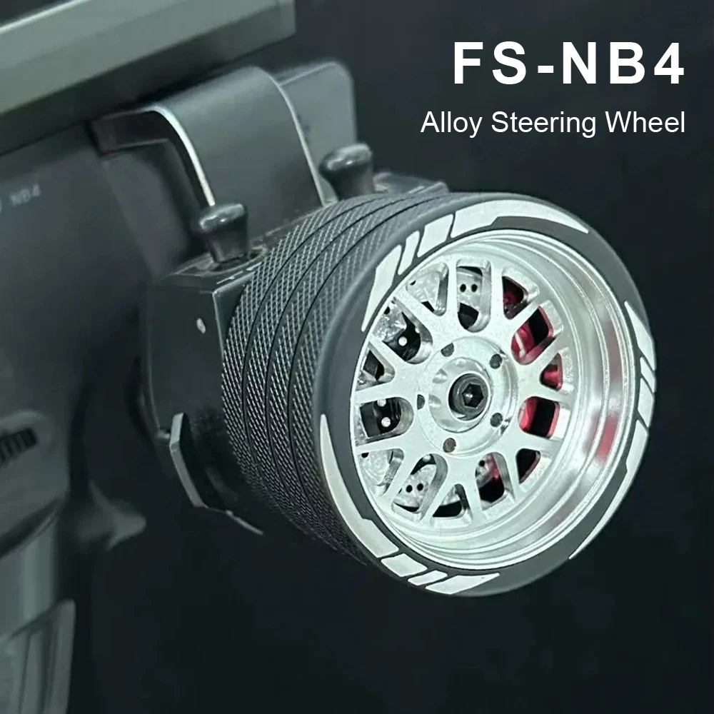 RadioControllerUniversalAluminumAlloyFullMetalHandwheelSteeringWheelforFlyskyNB4NB4ProTransmitterDIY-1996029-1