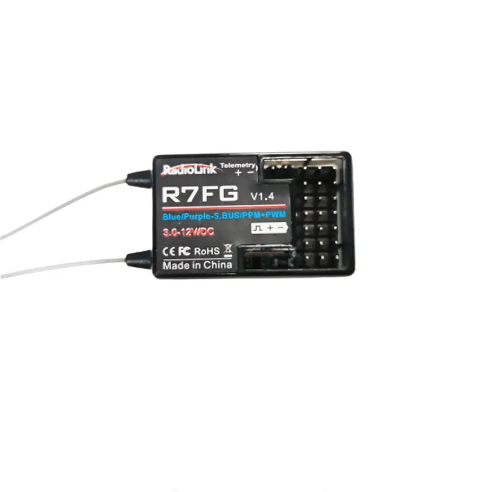 RadioLinkR7FG24GHz7CHDualAntennaSBUSPPMPWMRCRecieverIntegratedGyroForRadiolinksRC4GSRC6GST8ST8FBRC8X-2007288-8