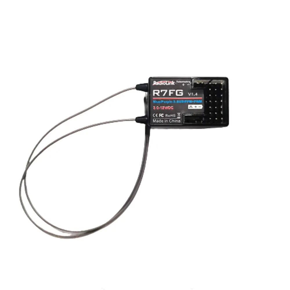 RadioLinkR7FG24GHz7CHDualAntennaSBUSPPMPWMRCRecieverIntegratedGyroForRadiolinksRC4GSRC6GST8ST8FBRC8X-2007288-9
