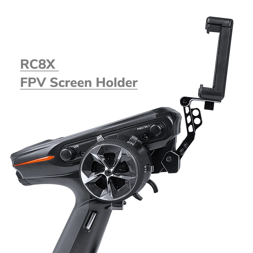 RadiolinkRC8XTransmitterHolderMountMonitorDisplayPhoneBracketCNCAluminumAlloyBracketforRC8XRemoteCon-2014367-1