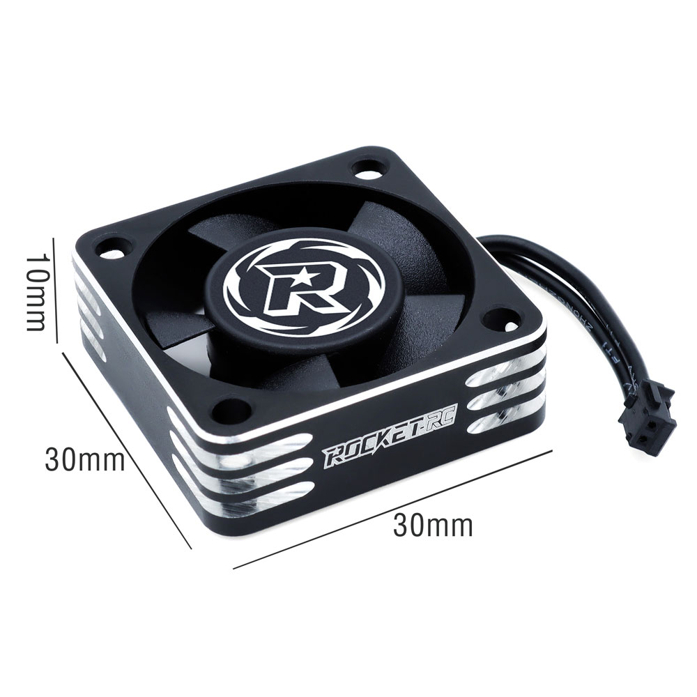 RocketAluminum28000RPMMotorCoolingFanHeatsink30mmfor1103650540RCCarEngine-1661743-2