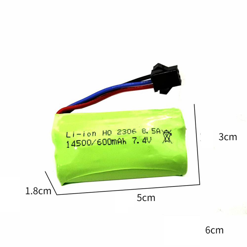 SGPINECONEFORSET1612WPLWP14116RCCarParts74v600mAh2SSMPlugLi-ionBattery1612-056VehiclesModelsSpareAcc-1995247-1