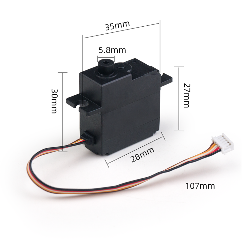 SGPINECONEFORSET1612WPLWP14116RCCarPartsSteeringServo17g18kgTorque5Wires1612-024VehiclesModelsSpareA-1995116-1