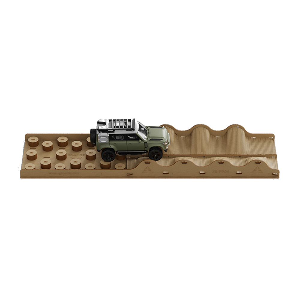SGPP04DesktopSimulationOff-roadBridgeObstacleCourseforSG2402124RCCarVehiclesModelRockCrawlerToyWoode-2010941-4