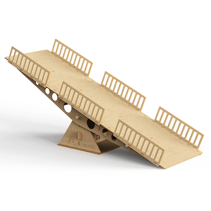SGPinconeForestWooden3DDIYBridgeSeesawFor12428RCCarParts-2003935-2