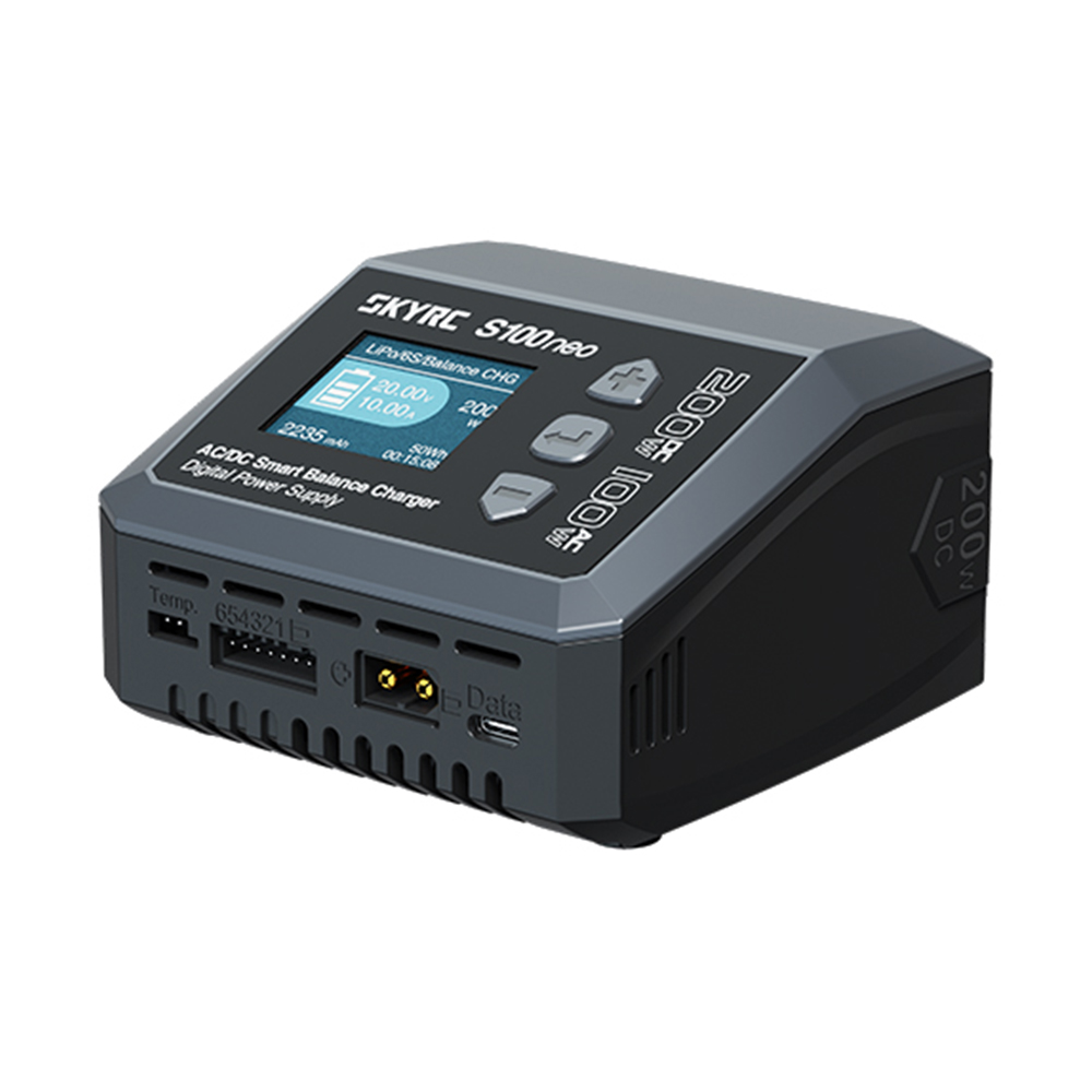 SKYRCS100neoAC100WDC200W12ADualChannelLipoChargerforLiPoLiHVLiFeLilonNiMHNiCdPbBattery-2007675-1