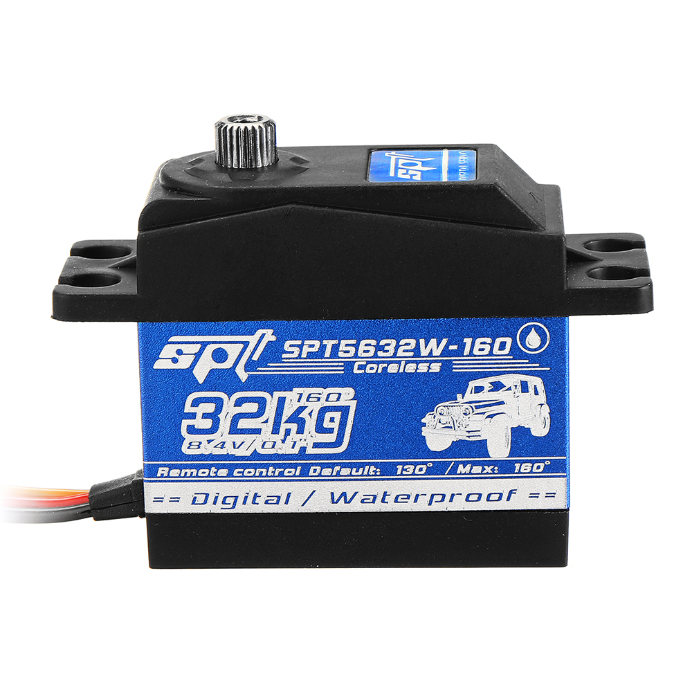 SPTServoSPT5632W-16032KGCorelessDigitalServoWaterproofLargeTorqueFor18110RCCar-1418817-1