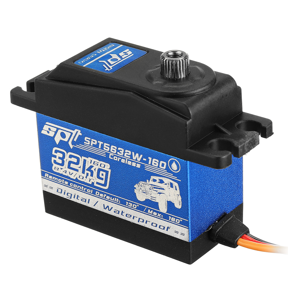 SPTServoSPT5632W-16032KGCorelessDigitalServoWaterproofLargeTorqueFor18110RCCar-1418817-2