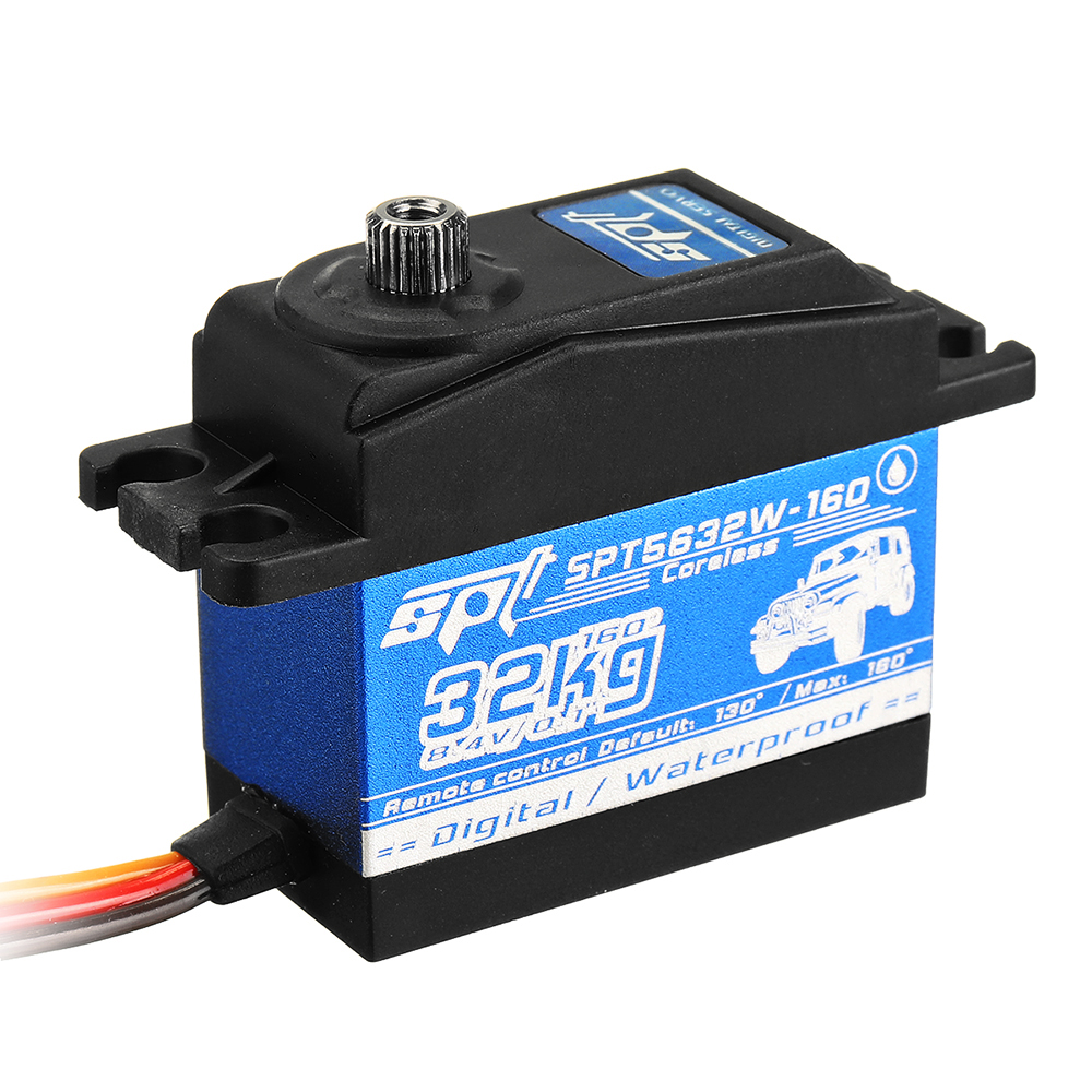 SPTServoSPT5632W-16032KGCorelessDigitalServoWaterproofLargeTorqueFor18110RCCar-1418817-3