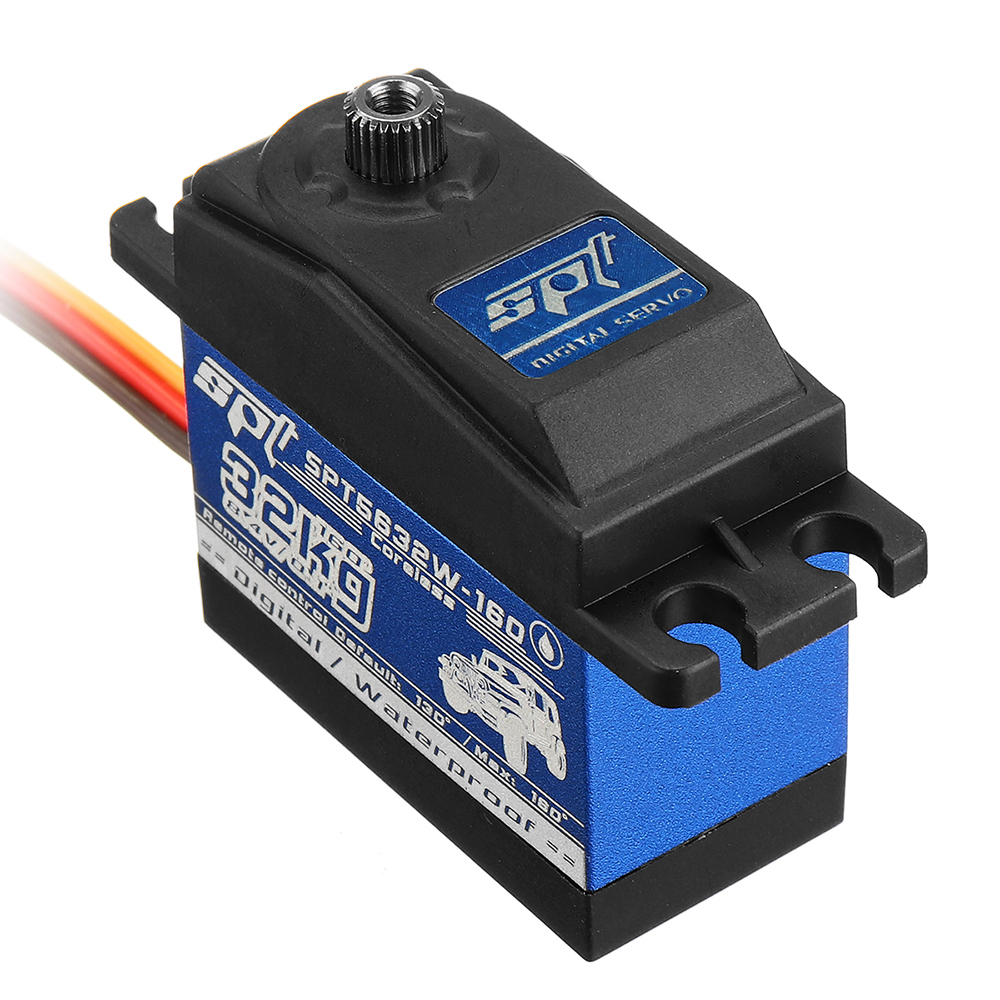 SPTServoSPT5632W-16032KGCorelessDigitalServoWaterproofLargeTorqueFor18110RCCar-1418817-4