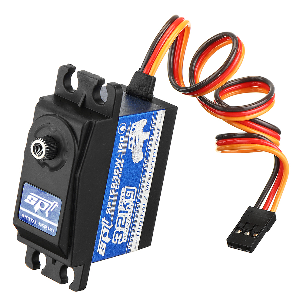 SPTServoSPT5632W-16032KGCorelessDigitalServoWaterproofLargeTorqueFor18110RCCar-1418817-5