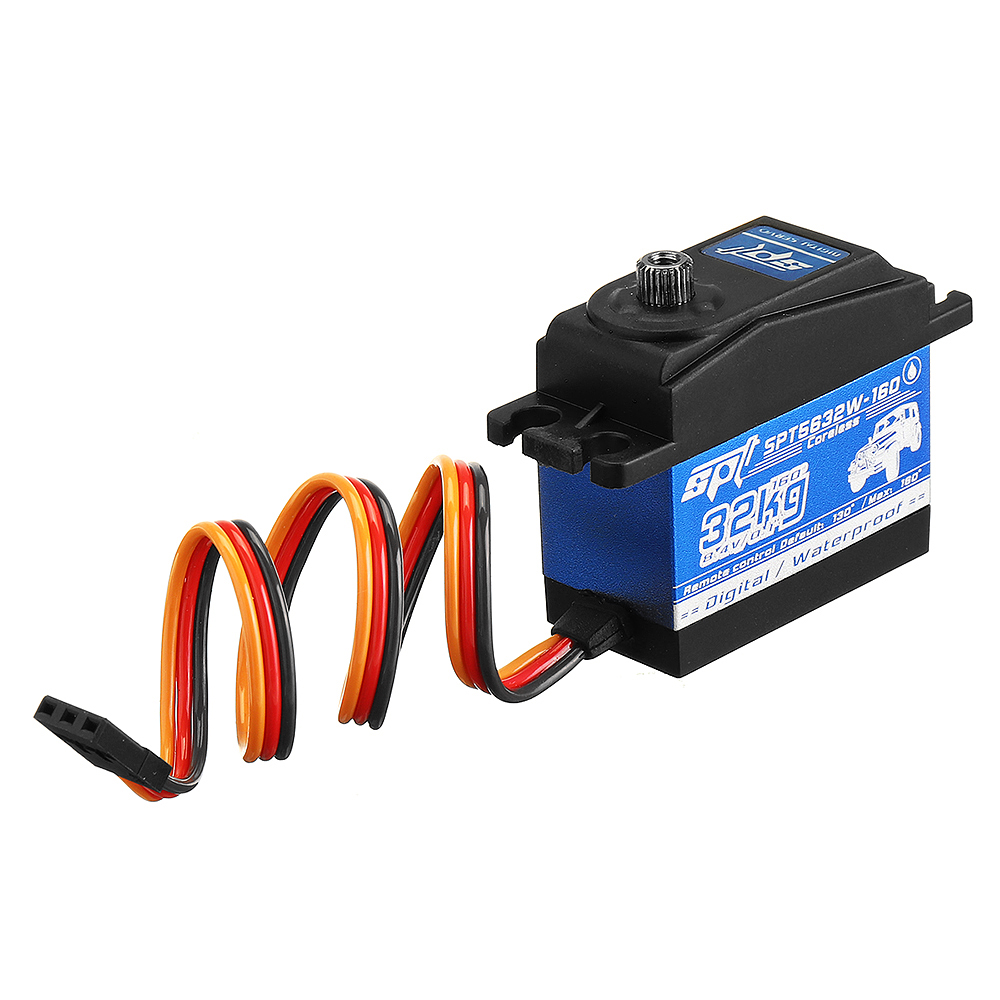 SPTServoSPT5632W-16032KGCorelessDigitalServoWaterproofLargeTorqueFor18110RCCar-1418817-6