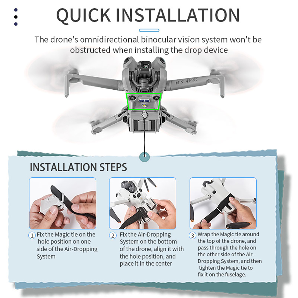 STARTRCAirdropAirDroppingSystemRemoteThrowerTransportGiftDeliveryDevicewithIncreaseLandingGearLEDLig-2004867-10