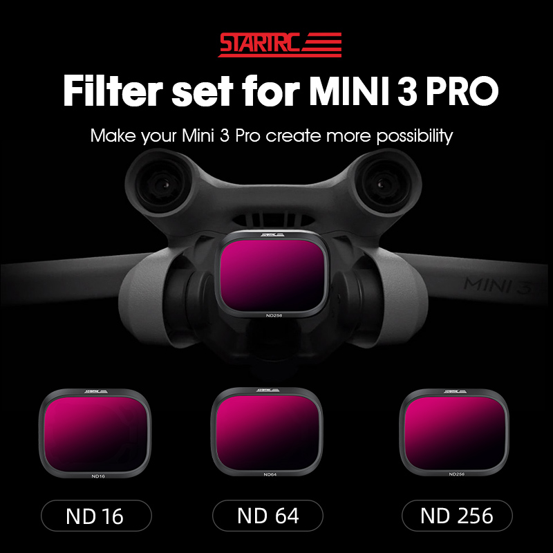 STARTRCCameraLensNDFilterSetProfessionalGradientGND16ND16ND64ND256forDJIMINI3PRORCDroneQuadcopter-1961572-1