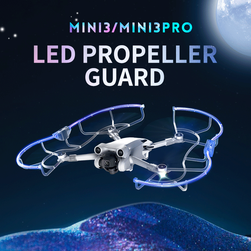 STARTRCLEDFlashLightAnti-CollisionPropellerPropsGuardGlowingRingNightFlightColorfulProtectionCoverBl-2006208-1