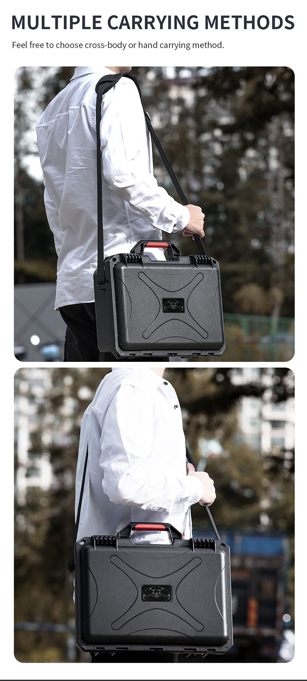 STARTRCPortableWaterproofStorageShoulderBagHandbagHardShellSuitcaseCarryingBoxCaseforDJIMINI4PRORC2R-2003582-12