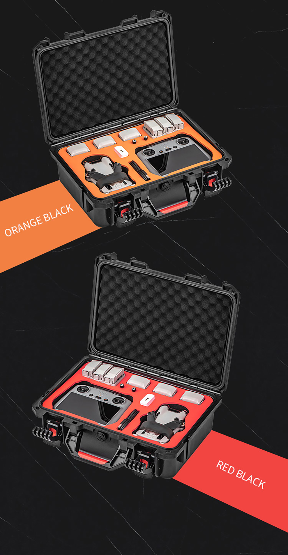 STARTRCPortableWaterproofStorageShoulderBagHandbagHardShellSuitcaseCarryingBoxCaseforDJIMINI4PRORC2R-2003582-15