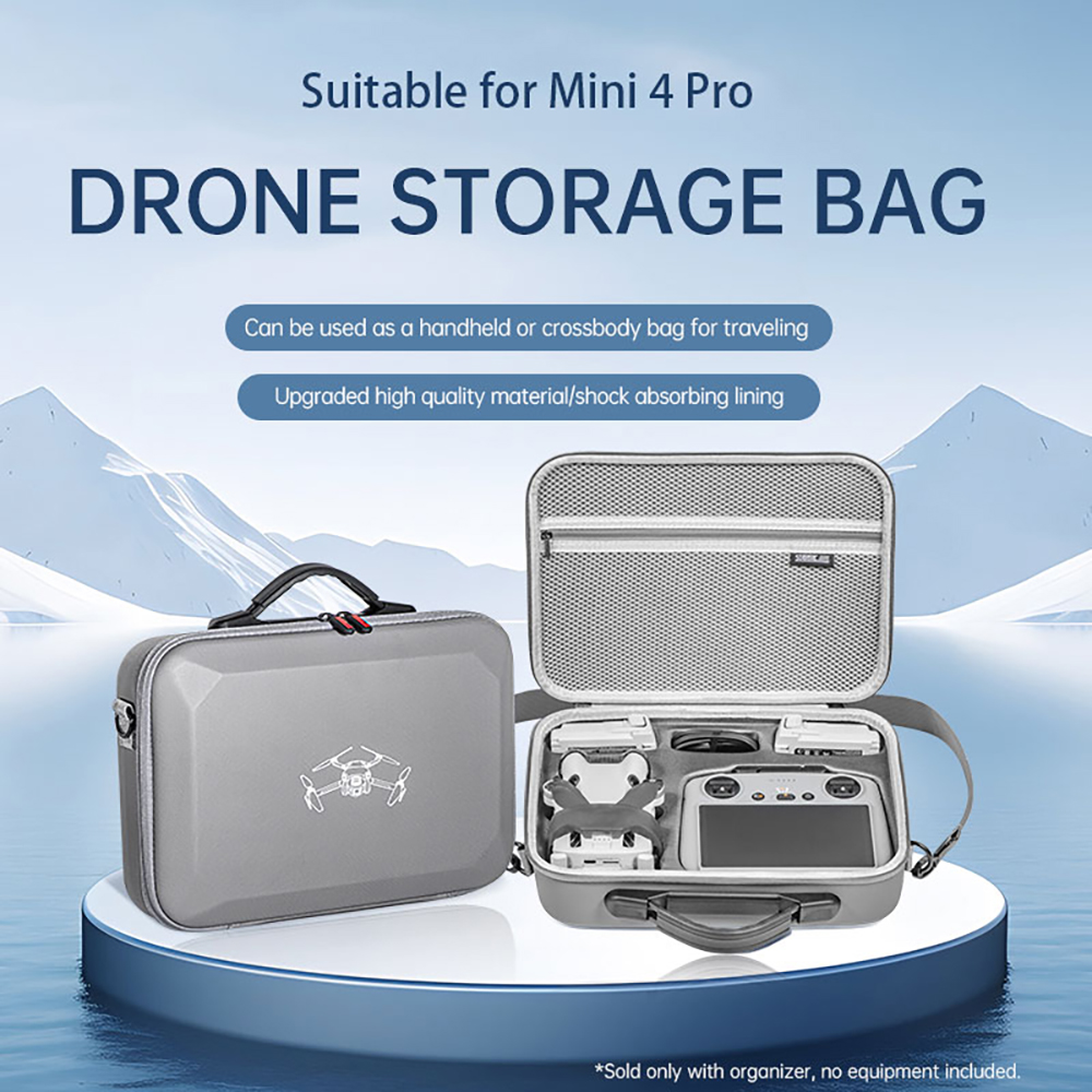 STARTRCPortableWaterproofStorageShoulderBagHandbagHardShellSuitcaseCarryingBoxCaseforDJIMINI4PRORC2R-2003582-16