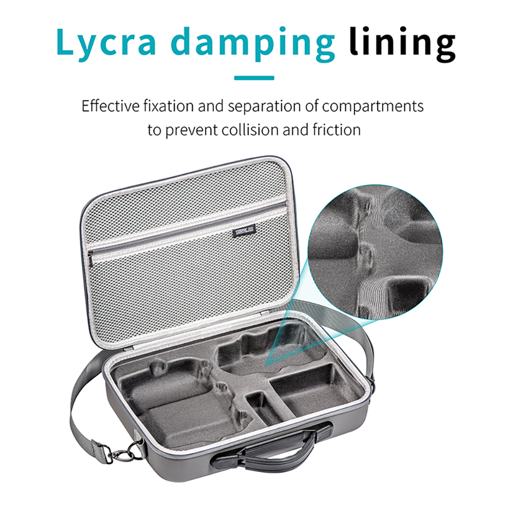 STARTRCPortableWaterproofStorageShoulderBagHandbagHardShellSuitcaseCarryingBoxCaseforDJIMINI4PRORC2R-2003582-19