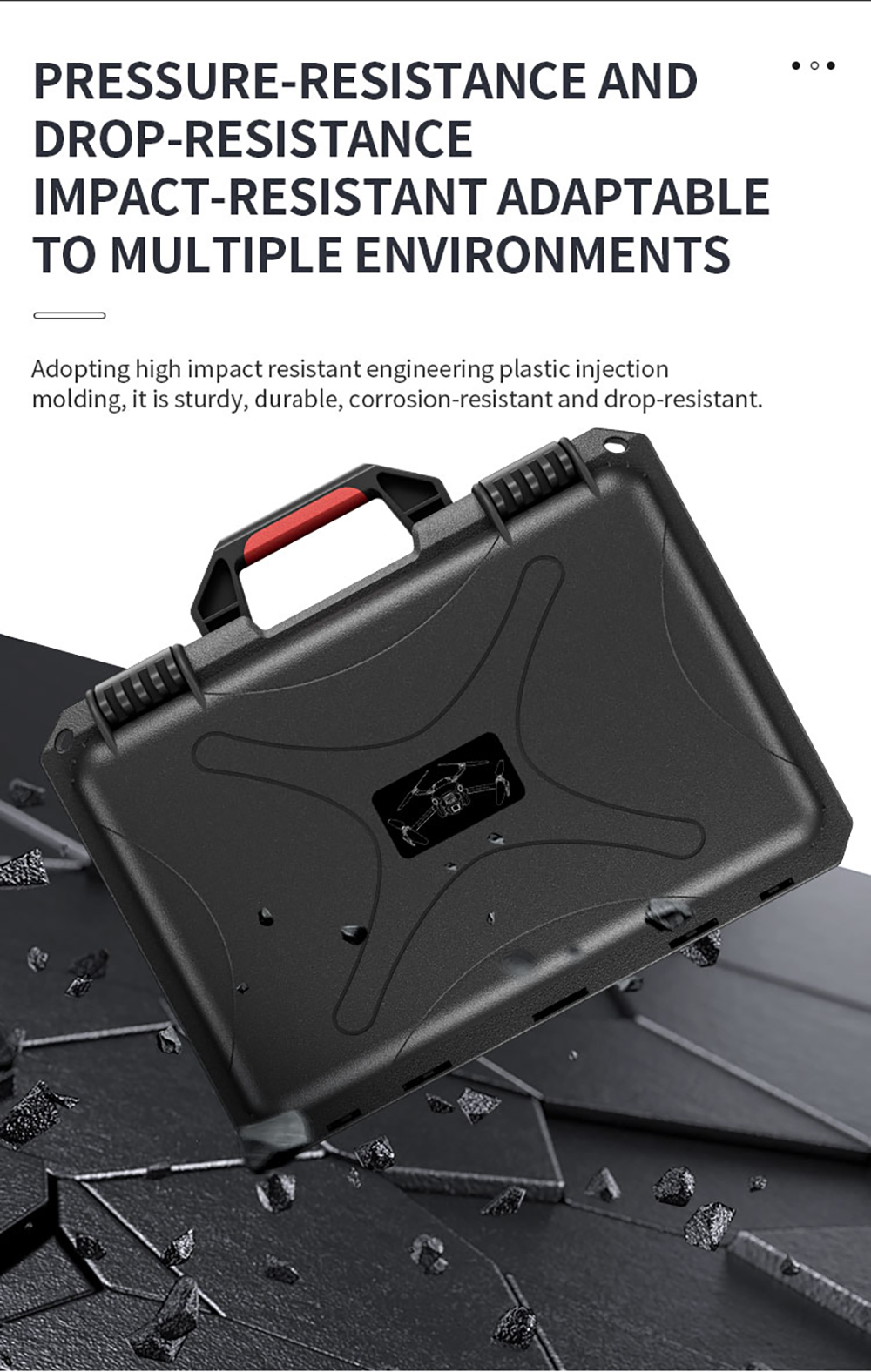 STARTRCPortableWaterproofStorageShoulderBagHandbagHardShellSuitcaseCarryingBoxCaseforDJIMINI4PRORC2R-2003582-8