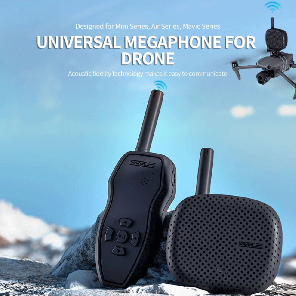 STARTRCUniversalWalkieTalkieSkySpeakerMegaphoneWireless3KMRangeLaudspeakersforDJIAIR3Mavic3PROSeries-2006217-1