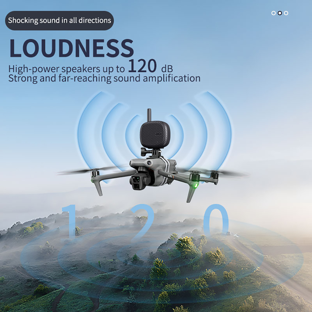 STARTRCUniversalWalkieTalkieSkySpeakerMegaphoneWireless3KMRangeLaudspeakersforDJIAIR3Mavic3PROSeries-2006217-4