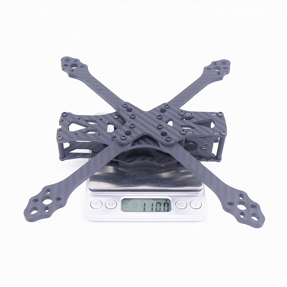 STEELE5220mmWheelbase5mmArmThicknessCarbonFiberXType5InchFreestyleFrameKitSupportCaddxVistaHDSystemf-1720420-10