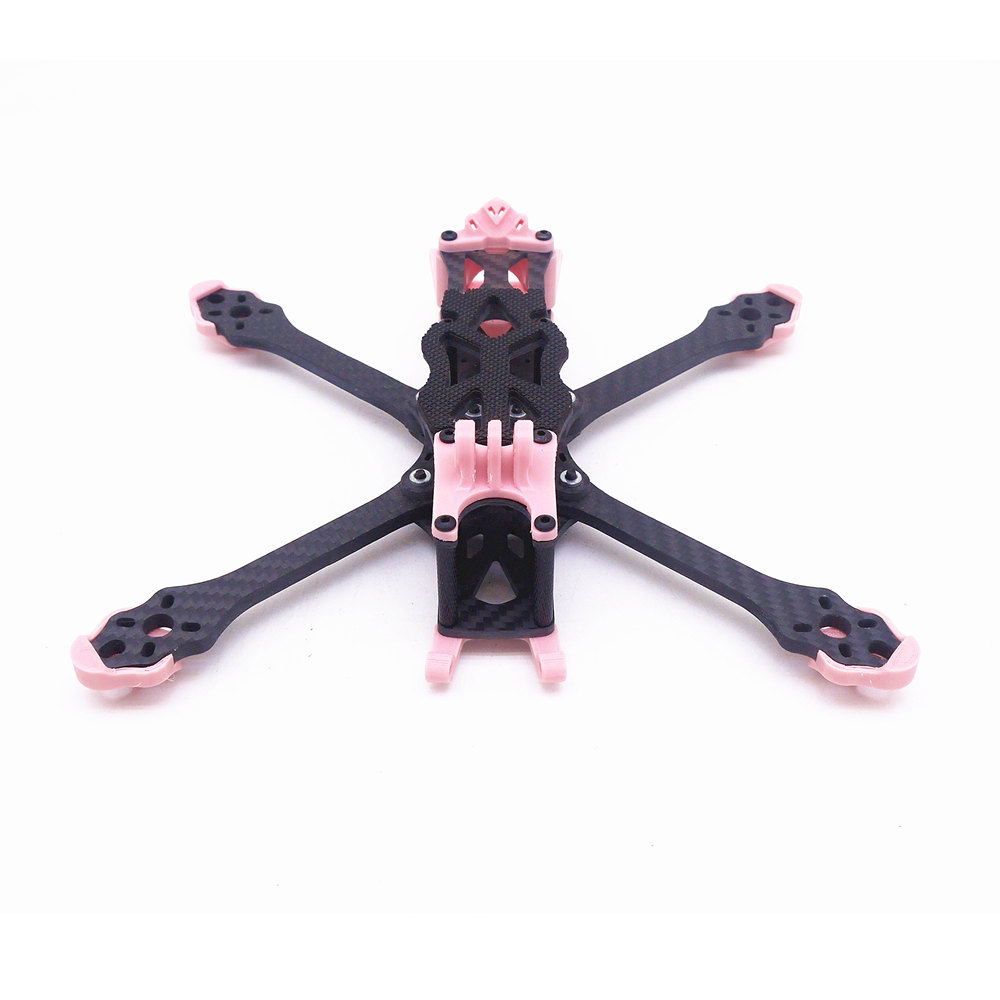 STEELE5PLUS220mmWheelbase5mmArmThicknessCarbonFiberXType5InchFrameKitSupportVISTADJIAirUnitforRCDron-1905421-2