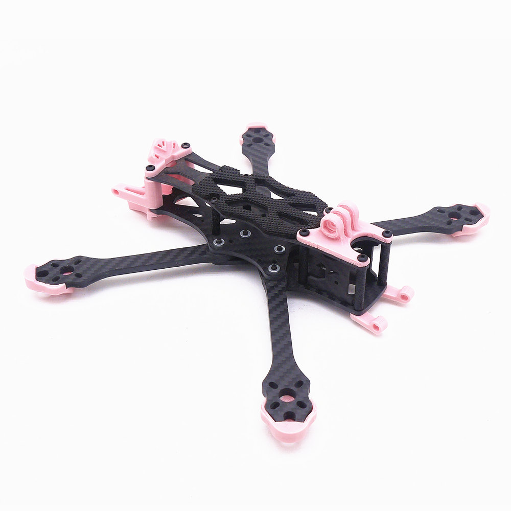 STEELE5PLUS220mmWheelbase5mmArmThicknessCarbonFiberXType5InchFrameKitSupportVISTADJIAirUnitforRCDron-1905421-3