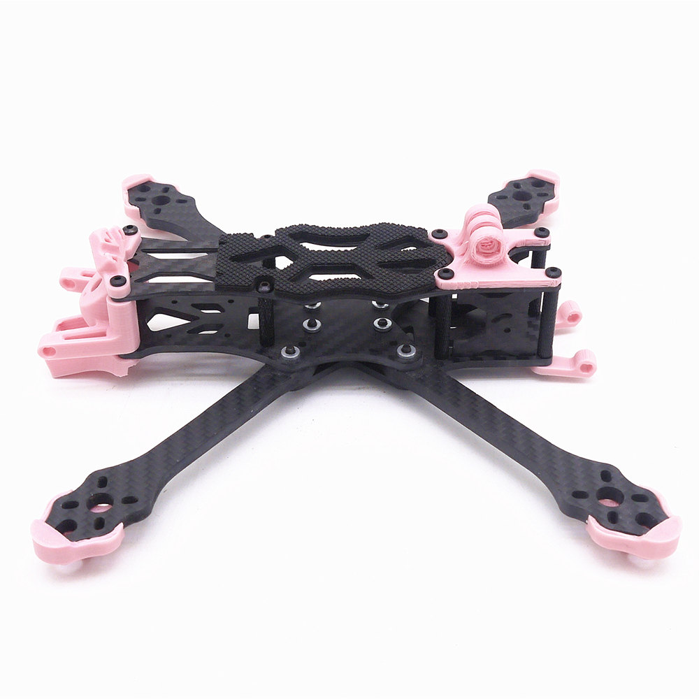 STEELE5PLUS220mmWheelbase5mmArmThicknessCarbonFiberXType5InchFrameKitSupportVISTADJIAirUnitforRCDron-1905421-4