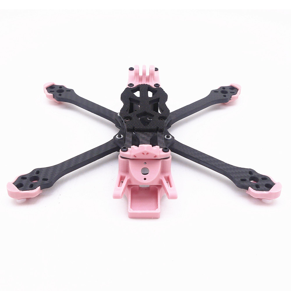 STEELE5PLUS220mmWheelbase5mmArmThicknessCarbonFiberXType5InchFrameKitSupportVISTADJIAirUnitforRCDron-1905421-6