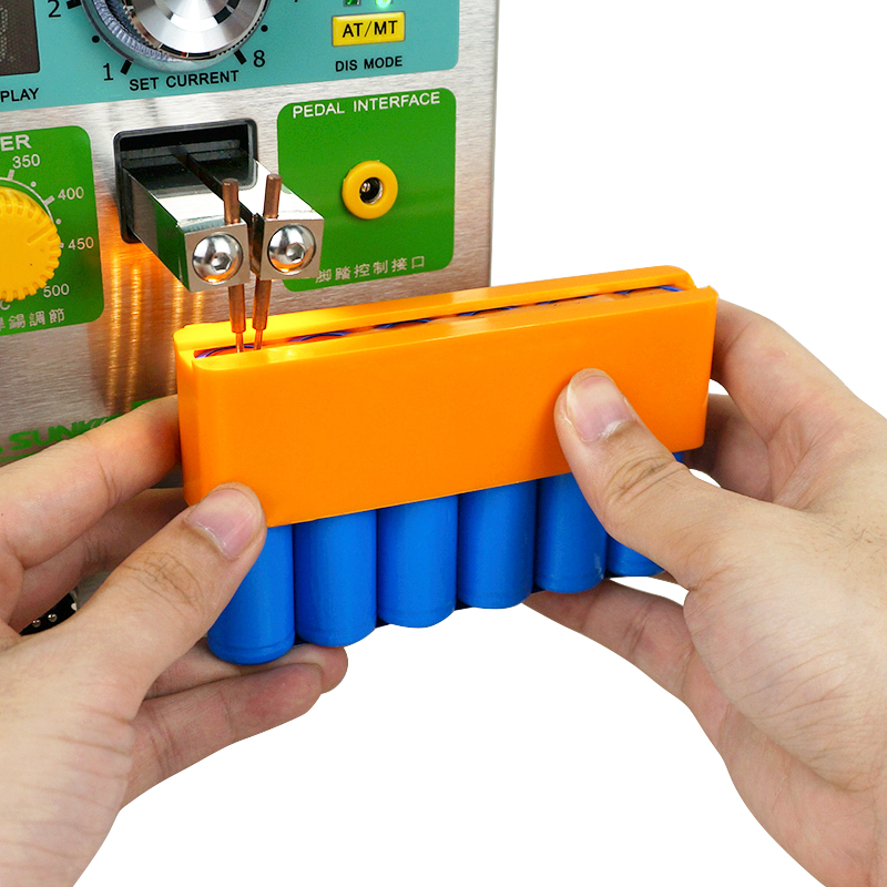 SUNKKO18650BatteryFixtureSingleRowFixedDoubleSidedSpotWeldingLithiumBatteryPackWeldFixtureBatteriesF-1976993-6