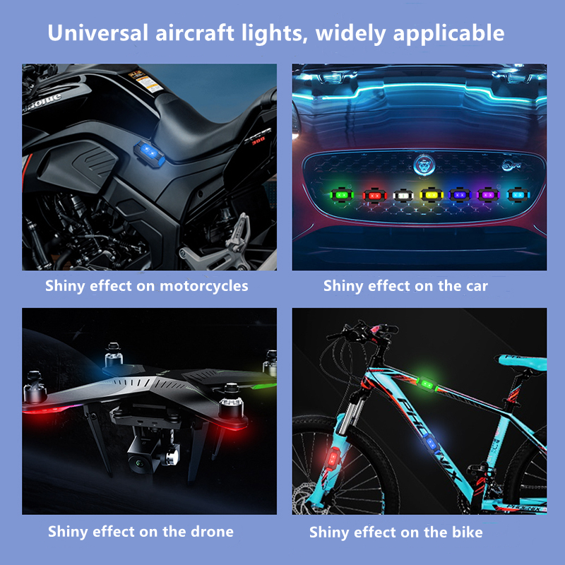Seven-colorNightFlyingLEDFlashLightRechargeableWarningSignalLampAntiCollisionStrobeBlinkerforDJIFIMI-1978932-2